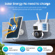 SECTEC smart ηλιακή κάμερα ST-538-6MAOV, dual lens, 3MP, WiFi, SD, PTZ, IP66 SECTEC smart ηλιακή κάμερα ST-538-6MAOV, dual lens, 3MP, WiFi, SD, PTZ, IP66