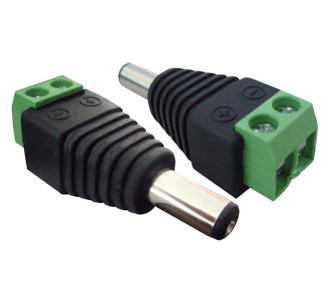 Βύσμα τροφοδοσίας DC αρσενικό ST-DC05, 5.5 x 2.1mm, σε κλέμα, 5 τμχ