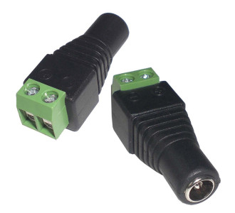 Βύσμα τροφοδοσίας DC θηλυκό ST-DC08, 5.5 x 2.1mm, σε κλέμα, 5 τμχ