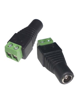 Βύσμα τροφοδοσίας DC θηλυκό ST-DC08, 5.5 x 2.1mm, σε κλέμα, 5 τμχ