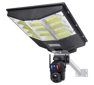 SECTEC smart ηλιακή κάμερα ST-LC598-EU με προβολέα, dual lens, 3MP, 4G, SD, PTZ, IP66