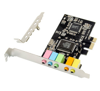 POWERTECH κάρτα επέκτασης ήχου PCIe σε 2x channel audio ST13, CMI8738 + ASM1083 POWERTECH κάρτα επέκτασης ήχου PCIe σε 2x channel audio ST13, CMI8738 + ASM1083