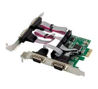 POWERTECH κάρτα επέκτασης PCIe σε 4x RS232 ST310, CH384L