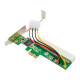 POWERTECH κάρτα μετατροπής PCIe σε PCI ST43, PLX PEX8112