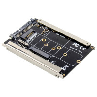 POWERTECH κάρτα μετατροπής 2.5" SATA σε M.2 B & mSATA SSD ST525, 6Gbps POWERTECH κάρτα μετατροπής 2.5" SATA σε M.2 B & mSATA SSD ST525, 6Gbps