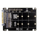 POWERTECH κάρτα επέκτασης U.2 SAS 2.5" σε M.2 B & M NGFF/NVME ST526
