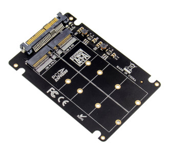 POWERTECH κάρτα επέκτασης U.2 SAS 2.5" σε M.2 B & M NGFF/NVME ST526 POWERTECH κάρτα επέκτασης U.2 SAS 2.5" σε M.2 B & M NGFF/NVME ST526