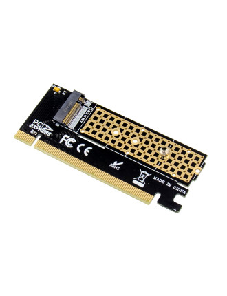 POWERTECH κάρτα επέκτασης 16x PCIe σε M.2 M Key NVMe ST529