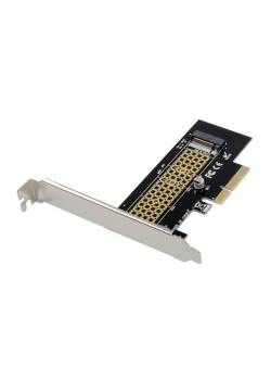 POWERTECH κάρτα επέκτασης 4x PCIe σε M.2 M Key NVMe ST534