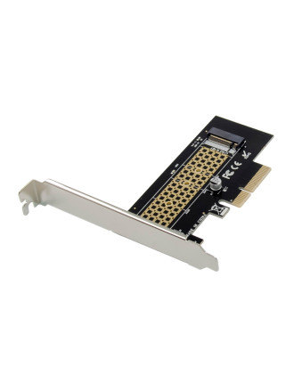 POWERTECH κάρτα επέκτασης 4x PCIe σε M.2 M Key NVMe ST534