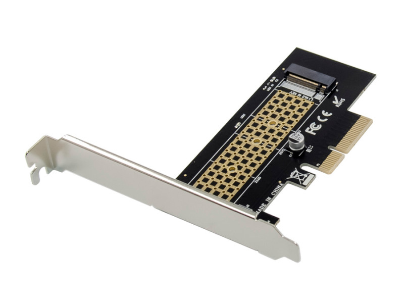 POWERTECH κάρτα επέκτασης 4x PCIe σε M.2 M Key NVMe ST534