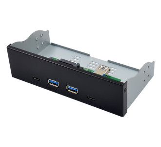 POWERTECH front panel 5.25" σε 2x USB 3.1 & 2x USB-C, VL820 POWERTECH front panel 5.25" σε 2x USB 3.1 & 2x USB-C, VL820