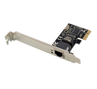 POWERTECH κάρτα επέκτασης PCIe σε 1x RJ45 ST714, 1000Mbps, RTL8111C