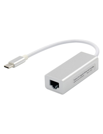 Αντάπτορας δικτύου ST735, USB-C, 1000Mbps Ethernet, ασημί