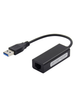Αντάπτορας δικτύου ST735, USB, 1000Mbps Ethernet, μαύρος