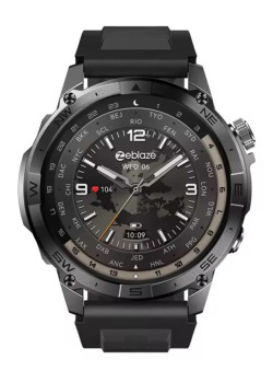 ZEBLAZE smartwatch Stratos 2 Plus, heart rate, 1.43" AMOLED, GPS, μαύρο