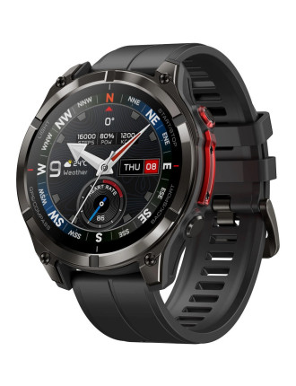 ZEBLAZE smartwatch Stratos 4 Pro με φακό, heart rate, 1.43" AMOLED, GPS, 5 ΑΤΜ, μαύρο ZEBLAZE smartwatch Stratos 4 Pro με φακό, heart rate, 1.43" AMOLED, GPS, 5 ΑΤΜ, μαύρο