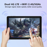 DOOGEE tablet T10W με πληκτρολόγιο/στύλο αφής/θήκη, 10.1", 4/128GB, 4G, Android 14, 8000mAh, μπλε