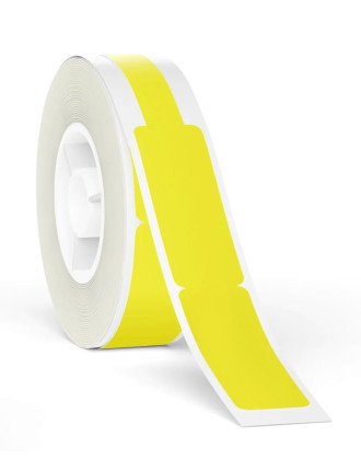 NIIMBOT ρολό θερμικών αυτοκόλλητων ετικετών T12.5X74+35-65-YEL, 12.5x74mm, 65 ετικέτες, κίτρινο