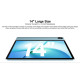 DOOGEE tablet Tab E3 Max, 14", 8/256GB, 4G, Android 16, 13500mAh, γκρι