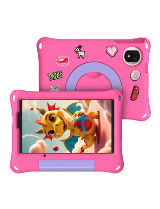 ULEFONE tablet Tab A9 Pro Kids, 8.68", 4/128GB, 4G, Android 15, 5040mAh, ροζ