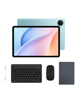 DOOGEE tablet Tab A9 Pro με πληκτρολόγιο/ποντίκι/στυλό αφής/θήκη, 10.1", 4/128GB, Android 15, 6580mAh, μπλε