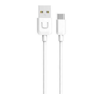 USAMS καλώδιο USB-C σε USB US-SJ099, 2.1A, 1m, λευκό