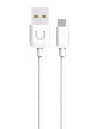 USAMS καλώδιο USB-C σε USB US-SJ099, 2.1A, 1m, λευκό