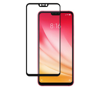 POWERTECH Tempered Glass 5D Full Glue για Xiaomi MI 8 Lite, Black