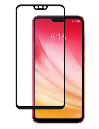 POWERTECH Tempered Glass 5D Full Glue για Xiaomi MI 8 Lite, Black