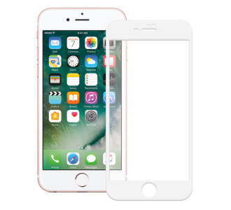 POWERTECH Tempered Glass 5D Full Glue για iPhone 8 Plus, λευκό