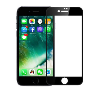 POWERTECH Tempered Glass 5D Full Glue για iPhone 8 Plus, Black