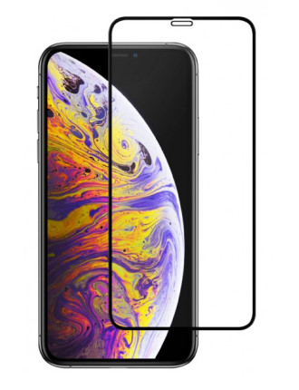 POWERTECH Tempered Glass 5D Full Glue TGC-0265 για iPhone X, μαύρο