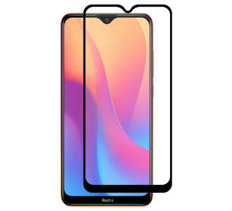 POWERTECH Tempered Glass 5D, Full Glue, Xiaomi Redmi 8A, μαύρο