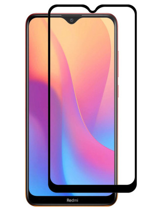 POWERTECH Tempered Glass 5D, Full Glue, Xiaomi Redmi 8A, μαύρο
