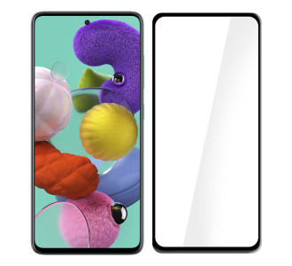 POWERTECH Tempered Glass 5D, Full Glue, Samsung Galaxy A51, μαύρο
