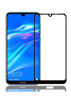 POWERTECH Tempered Glass 5D για Huawei Y8p, full glue, μαύρο