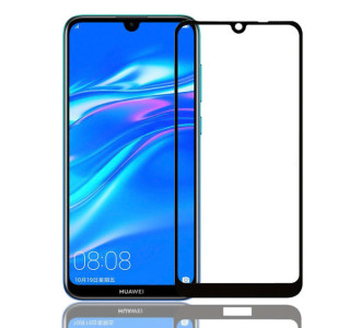 POWERTECH Tempered Glass 5D για Huawei Y8p, full glue, μαύρο