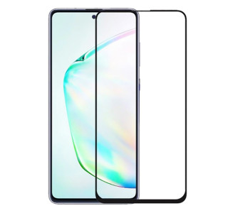 POWERTECH Tempered Glass 5D, full glue, για Samsung Note 10 Lite, μαύρο