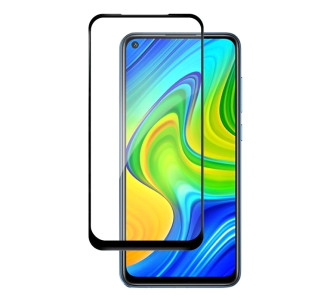 POWERTECH Tempered Glass 5D, full glue, για Xiaomi Redmi Note 9, μαύρο