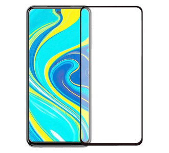 POWERTECH Tempered Glass 5D, full glue, Xiaomi Redmi Note 9 Pro, μαύρο