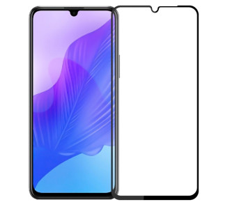 POWERTECH Tempered Glass 5D, full glue, Huawei Enjoy 20 5G, μαύρο