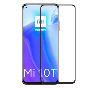 POWERTECH Tempered Glass 5D, full glue, Xiaomi Mi 10T/Lite/Pro 5G, μαύρο