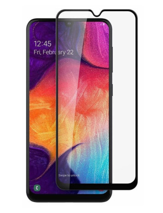 POWERTECH tempered glass 5D TGC-0471, Samsung A20s, full glue, μαύρο