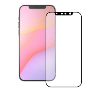 POWERTECH tempered glass 5D TGC-0516, iPhone 13 Mini, full glue, μαύρο