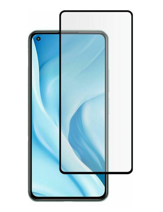 POWERTECH tempered glass 5D TGC-0523 για Xiaomi Mi 11 Lite 4G/5G, μαύρο