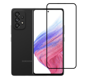 POWERTECH tempered glass 5D TGC-0554, full glue, Samsung A53 5G, μαύρο