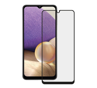 POWERTECH tempered glass 5D TGC-0573, Samsung A32, full glue, μαύρο