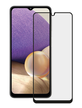 POWERTECH tempered glass 5D TGC-0573, Samsung A32, full glue, μαύρο