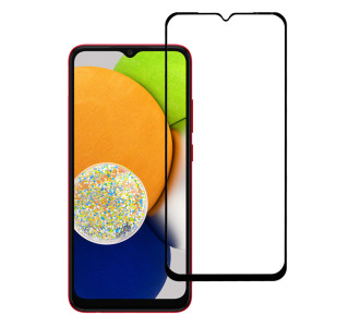 POWERTECH tempered glass 5D TGC-0574, Samsung A03, full glue, μαύρο POWERTECH tempered glass 5D TGC-0574, Samsung A03, full glue, μαύρο